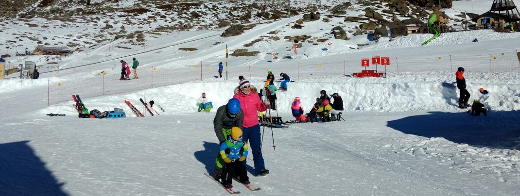 The area at Kreuzboden is ideal for families