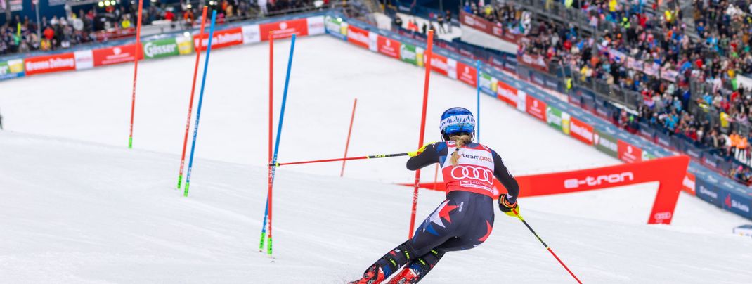 Comeback mit Sieg: Mikaela Shiffrin zeigt in Saalbach noch einmal ihre ganze Klasse.