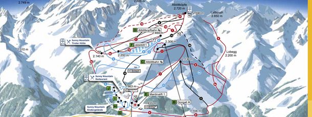 Information about the ski resort Kappl