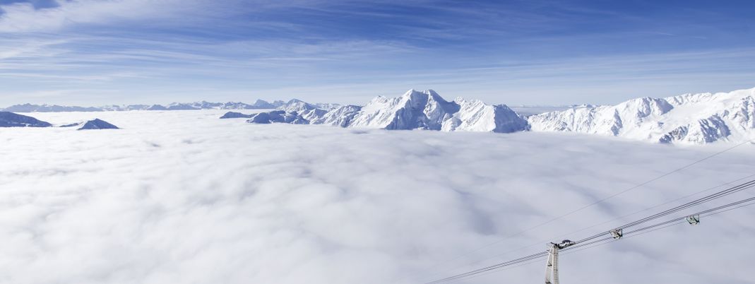 Der Schnalstaler Gletscher ist das schneesicherste Skigebiet in Italien.