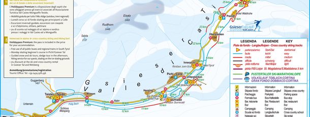 Information on Cross-Country Skiing at Gsies Valley
