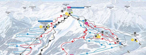 Pistenplan Riesneralm