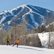 Genieße den Blick auf die Berge beim Langlauf im Sun Valley.