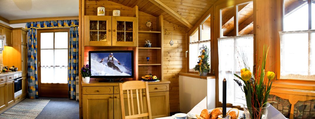 Wohnraum Appartement Bernkogel