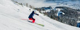 Skifahren in der Christlum