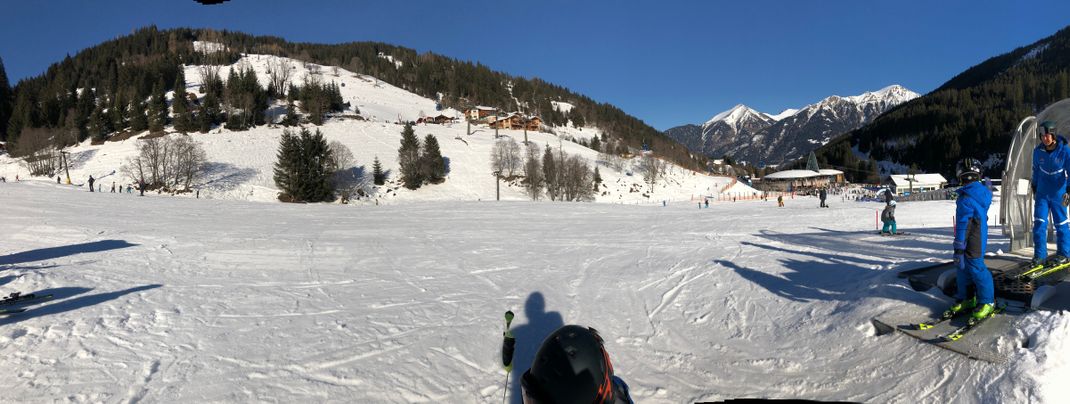 Extensive practice slopes at Ski Center Angertal