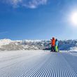 Fantastic slope conditions guarantee a successful day's skiing.