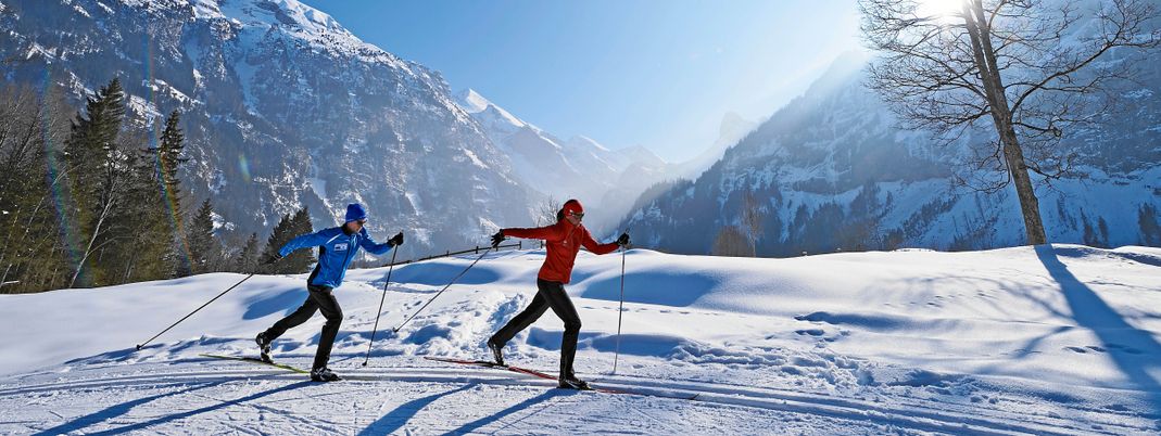 Beim nordischen Skisport werden rund 90 Prozent aller Muskeln beansprucht.