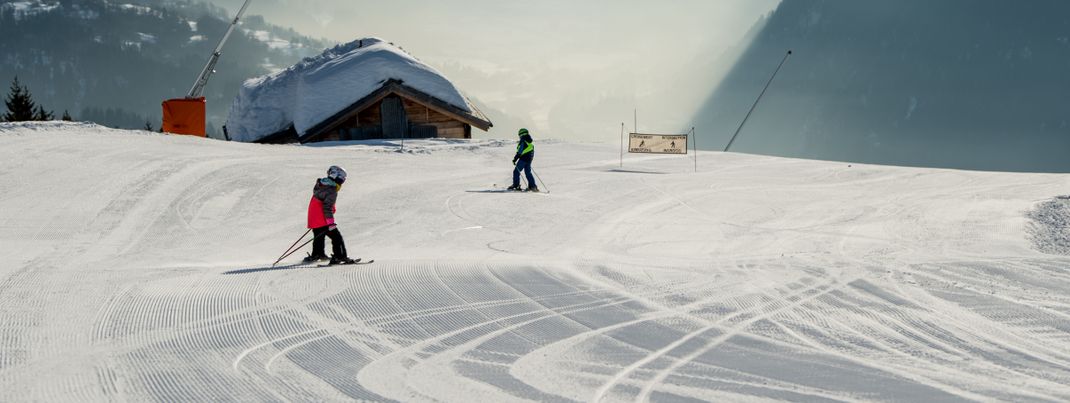 Das übersichtliche Skigebiet Brigels ist besonders familienfreundlich.