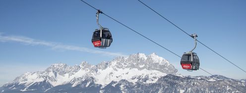 Die Bergbahnen St. Johann liegen in den Kitzbüheler Alpen.