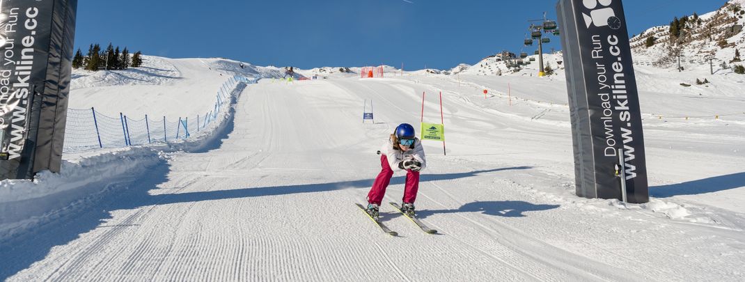 Skiline Gastein: Fühle dich wie ein Skirennfahrer