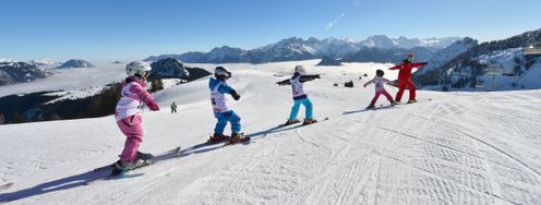 In der Almenwelt Lofer sind die ersten Schwünge schnell gemeistert