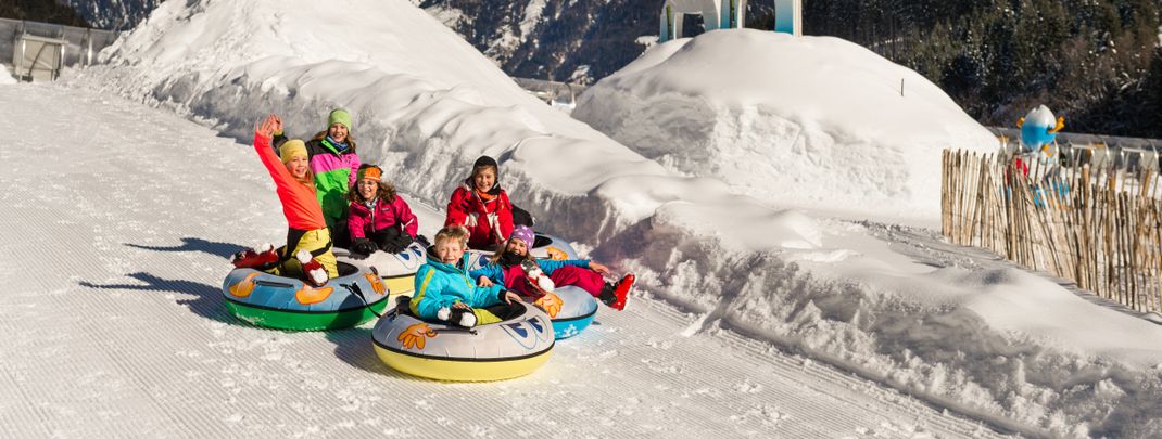 Auch Snowtubing ist hier möglich.