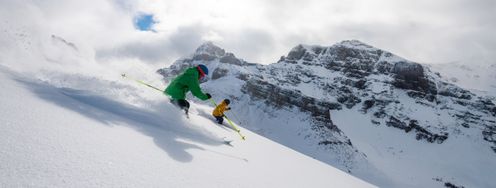 Pulverschnee vom Feinsten erwartet euch im Banff Nationalpark in Kanada.