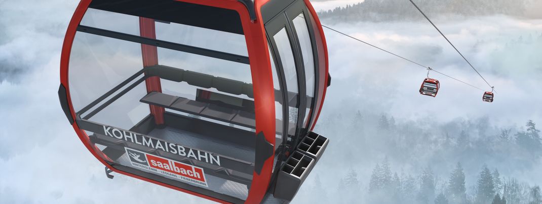 So sieht die neue Kohlmaisbahn in Saalbach aus.