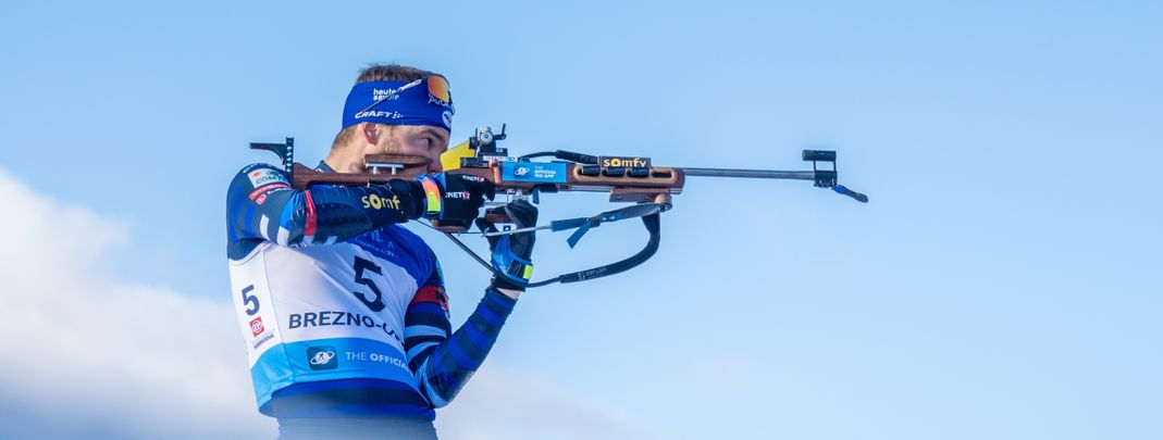 Fehlerfreie Schießleistung am Schießstand von Antonin Guigonnat.