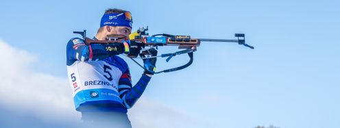 Kampf um Gold, Silber und Bronze in Brezno-Osrblie in der Slowakei.