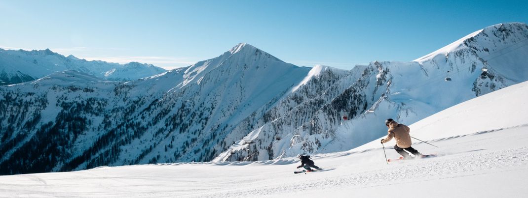 Genieße tolle Pisten und beeindruckende Panoramen in Serfaus-Fiss-Ladis.