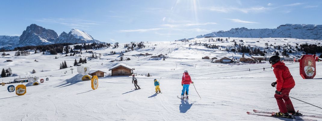 Vor allem für Familien bietet die Seiser Alm zahlreiche tolle Angebote.