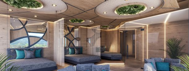 Ruheraum 1 SPAlpin adults only im 5. Obergeschoss