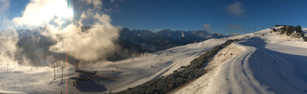 Die ersten Neuschneebilder vom Dienstag