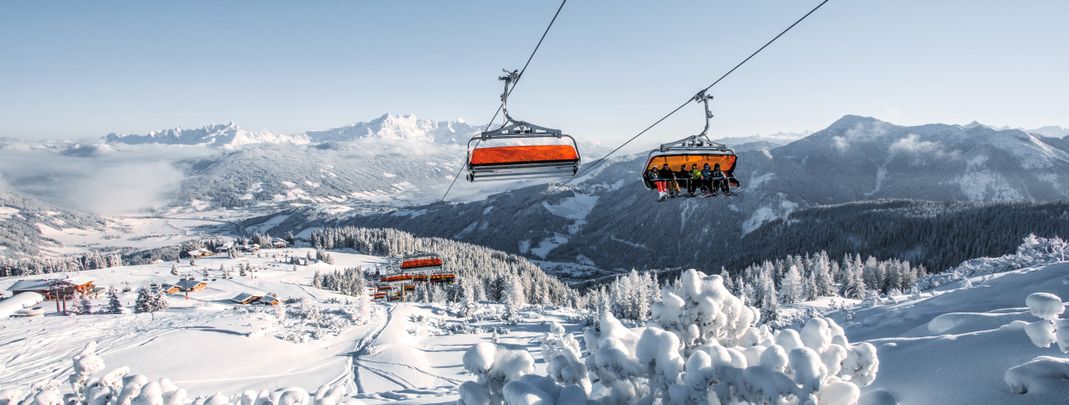 Ab nach oben mit dem Starjet 3 in Flachau