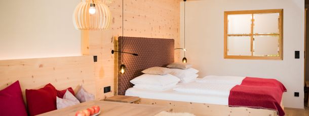 Neue Zirbensuite Abendort