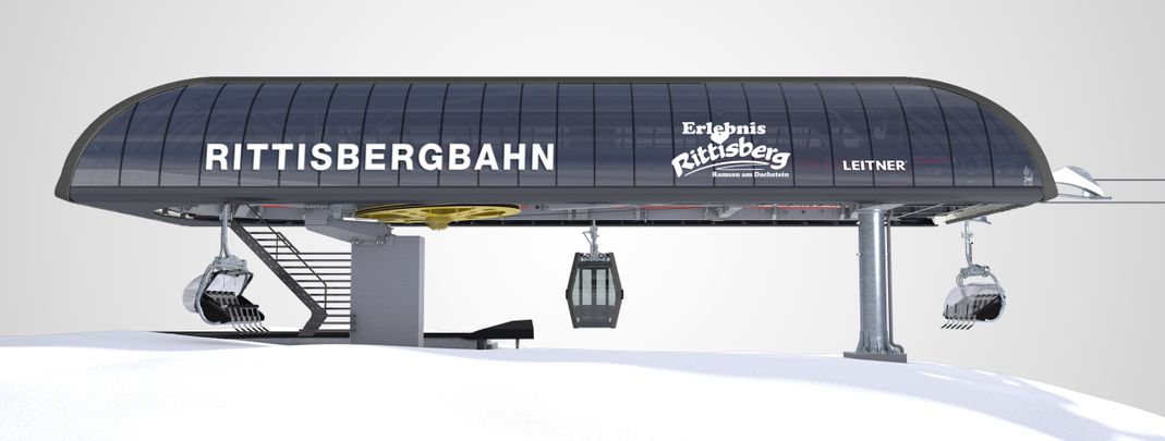 Am Rittisberg entsteht eine Kombibahn aus Gondeln und Sesseln.