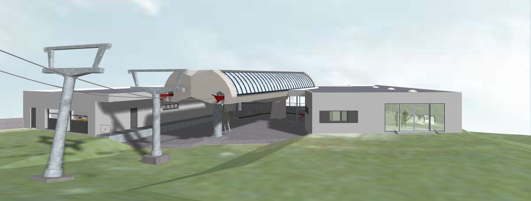 5 Minuten, und damit nur halb so lange wie bisher, dauert die Fahrt von der Talstation zur Mittelsektion am Aineck.