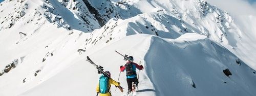 Tolle Freeriderhänge warten im Skigebiet Gargellen im Montafon.