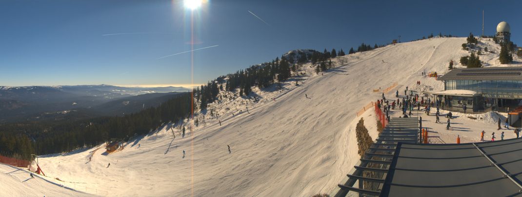Der Arber im Bayerischen Wald am 15.02.2017