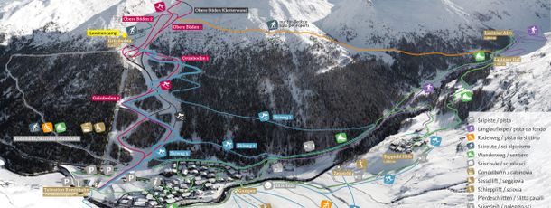 Information about the ski resort Pfelders