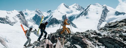 Anreise, Aufstieg und Abfahrt: Salewa deckt mit vielseitiger Kleidung mehrere Bereiche ab.