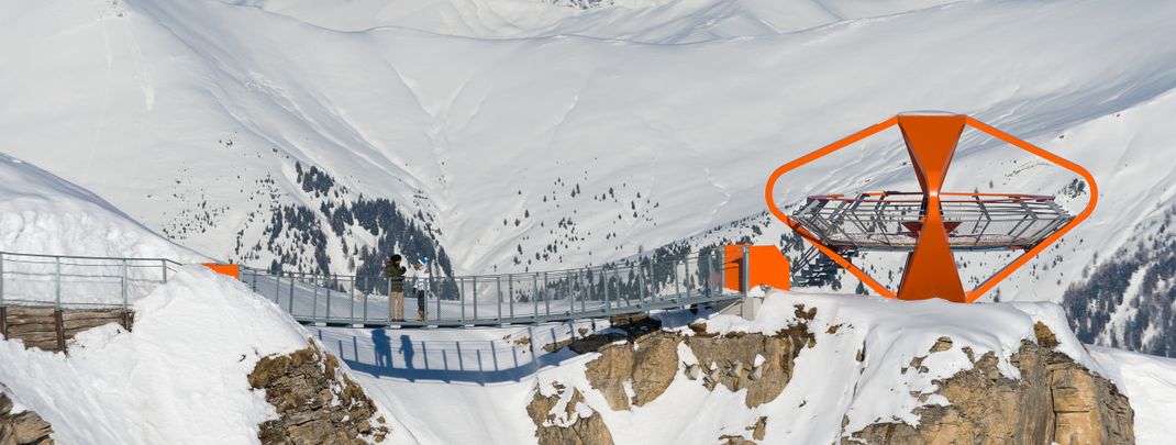 Der Felsenweg startet an der Bergstation der Stubnerkogelbahn.