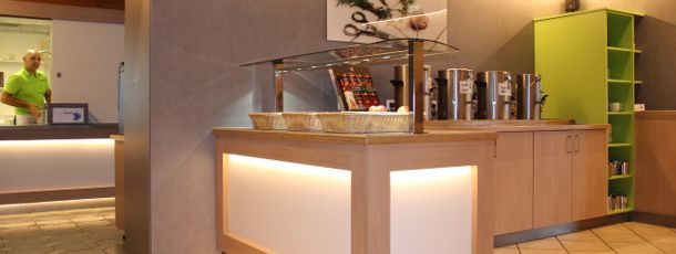 Obstbuffet und Limobar