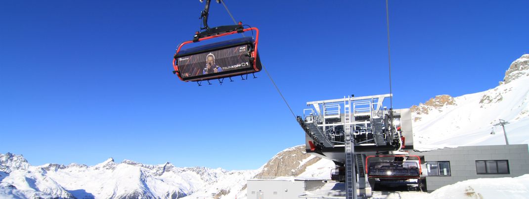 Die neue 6er-Sesselbahn Palinkopf D1 ist vollgepackt mit modernsten Technologien.