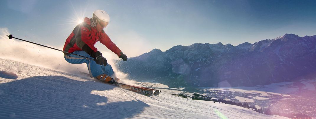 Die Pisten am Hochstein liegen nur 15 Minuten von Lienz entfernt.