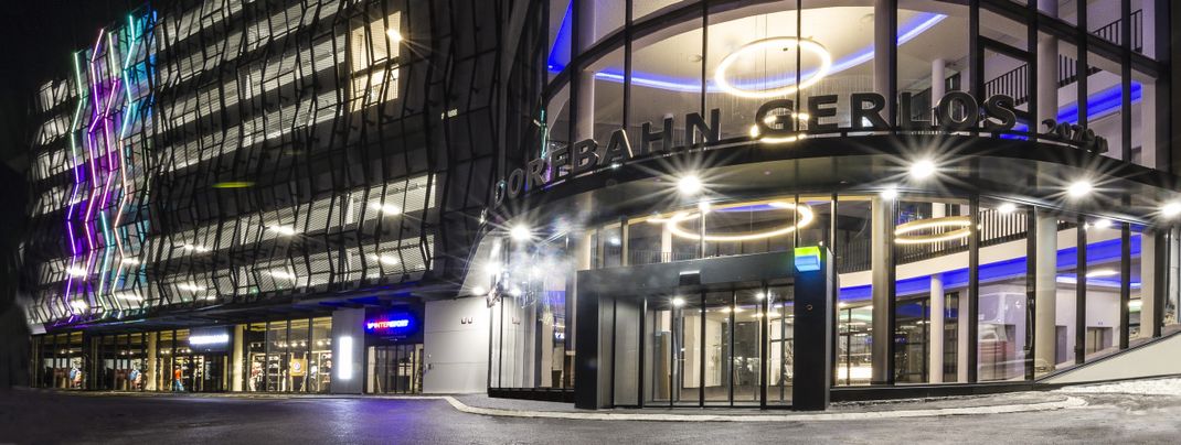 Die Talstation der Dorfbahn in Gerlos.