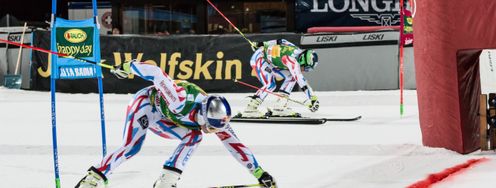 Spannender Direktvergleich ist der Parallel-Riesenslalom bei Flutlicht am Montagabend in Alta Badia.