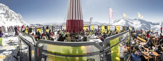 Sonnige Mittagspause am Nassfeld