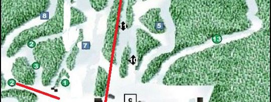 Trail Map Ski Ben Eoin