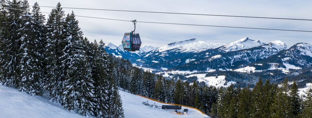 Die neuen Gondeln bieten Platz für 10 Personen.