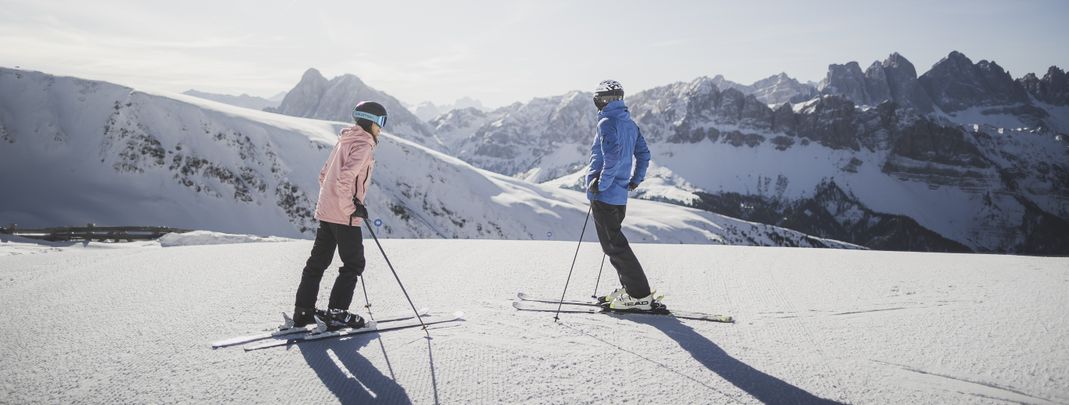 Die Plose ist ein echtes Winterparadies für Skifahrer, Rodler und Winterwanderer.