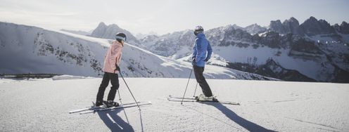 Die Plose ist ein echtes Winterparadies für Skifahrer, Rodler und Winterwanderer.