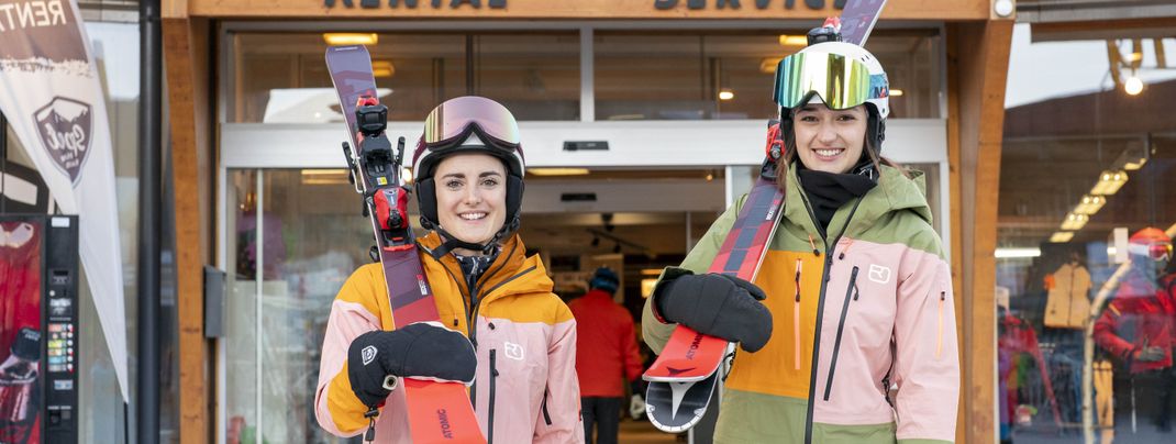 Skiverleih direkt an der Talstation
