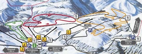 Detaillierte Infos zum Langlauf und den Loipen im Langlaufgebiet Postalm