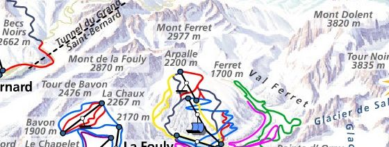 Information about the ski resort Vicheres Liddes