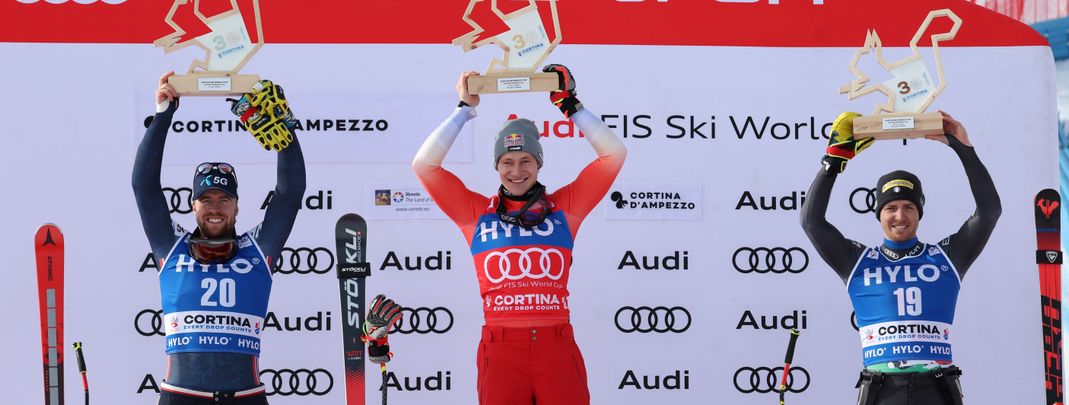 Nächster Sieg für Marco Odermatt vor Aleksander Kilde und Mattia Casse.