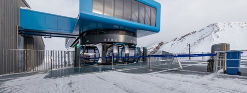 The new Kumme gondola lift is the first of its kind in Switzerland.