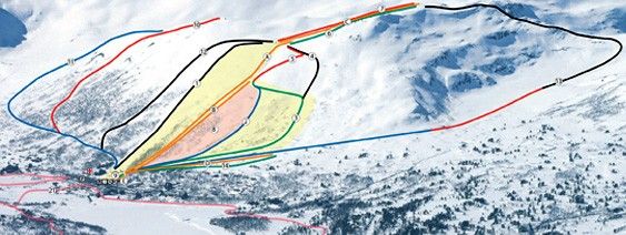 Information about the ski resort Sunnmorsalpane